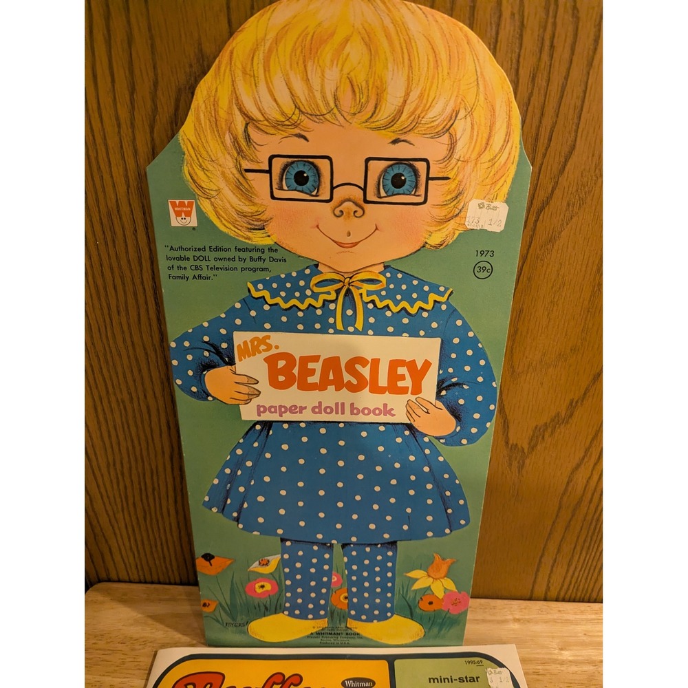 New VTG 1970s Mrs. Beasley Paper Doll Book & Buffy Family Affair Paper Doll Book - Picture 2 of 15
